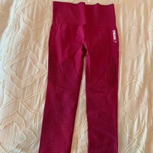 Maroon high waisted Gymshark leggings
